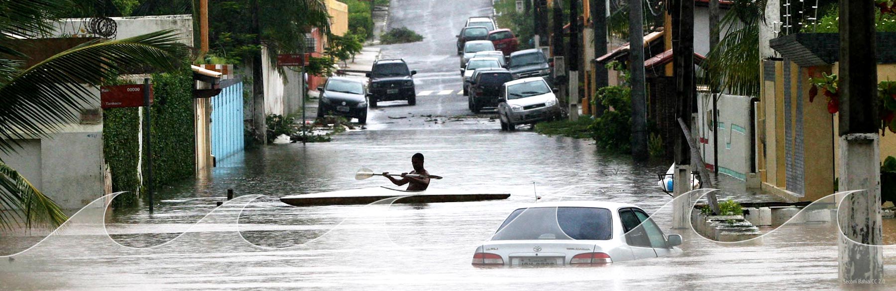 Brazil Flooded Street